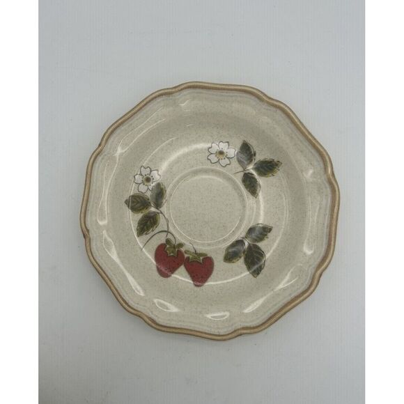 Mikasa Other - Vtg Mikasa‎ Strawberry Festival Coffee Tea Cup Saucers ONLY(one)